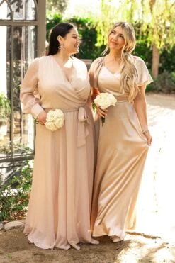 Andie Dress In Champagne -Ivy City Co Dress bridesmaids 177 659685