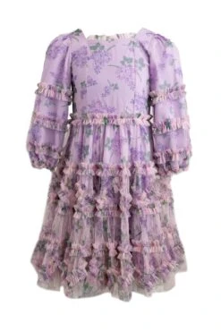 Mini Catherine Dress In Lavender -Ivy City Co Dress catherinelavender mini front 726386