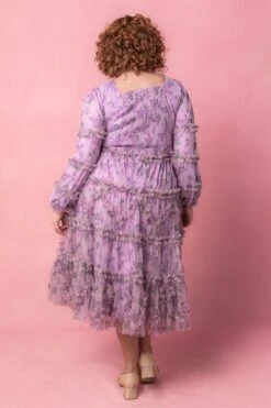 Catherine Midi Dress In Lavender -Ivy City Co Dress catherinelil Studio Easter24 3 215838