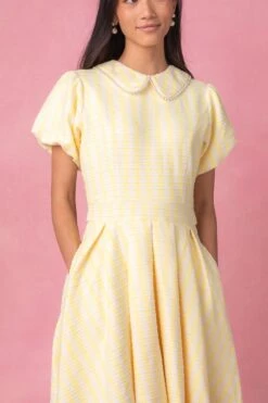 Celine Dress In Yellow -Ivy City Co Dress celine studio easter24 4 184917