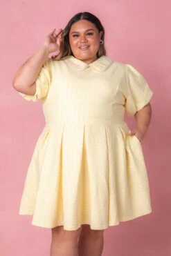 Celine Dress In Yellow -Ivy City Co Dress celine studio easter24 6 226102