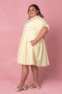 Celine Dress In Yellow -Ivy City Co Dress celine studio easter24 7 977083