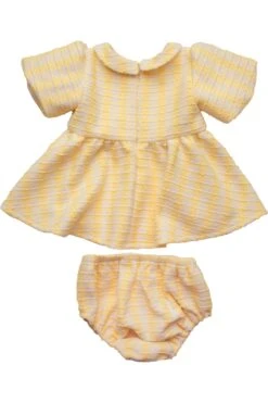 Baby Celine Dress Set In Yellow -Ivy City Co Dress celine yellow baby back
