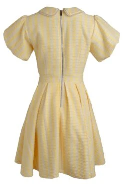 Celine Dress In Yellow -Ivy City Co Dress celine yellow back 304804