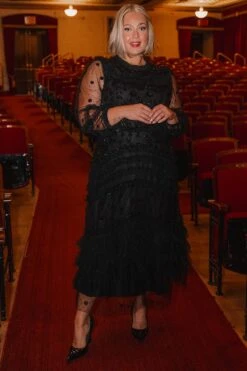 Claire Dress In Black Sequin 17 Claire Dress In Black Sequin -Ivy City Co Dress claireblack 11 477072