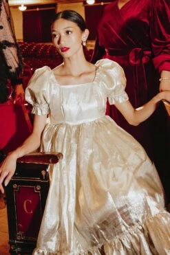 Coco Dress In Gold - FINAL SALE -Ivy City Co Dress cocogold 5