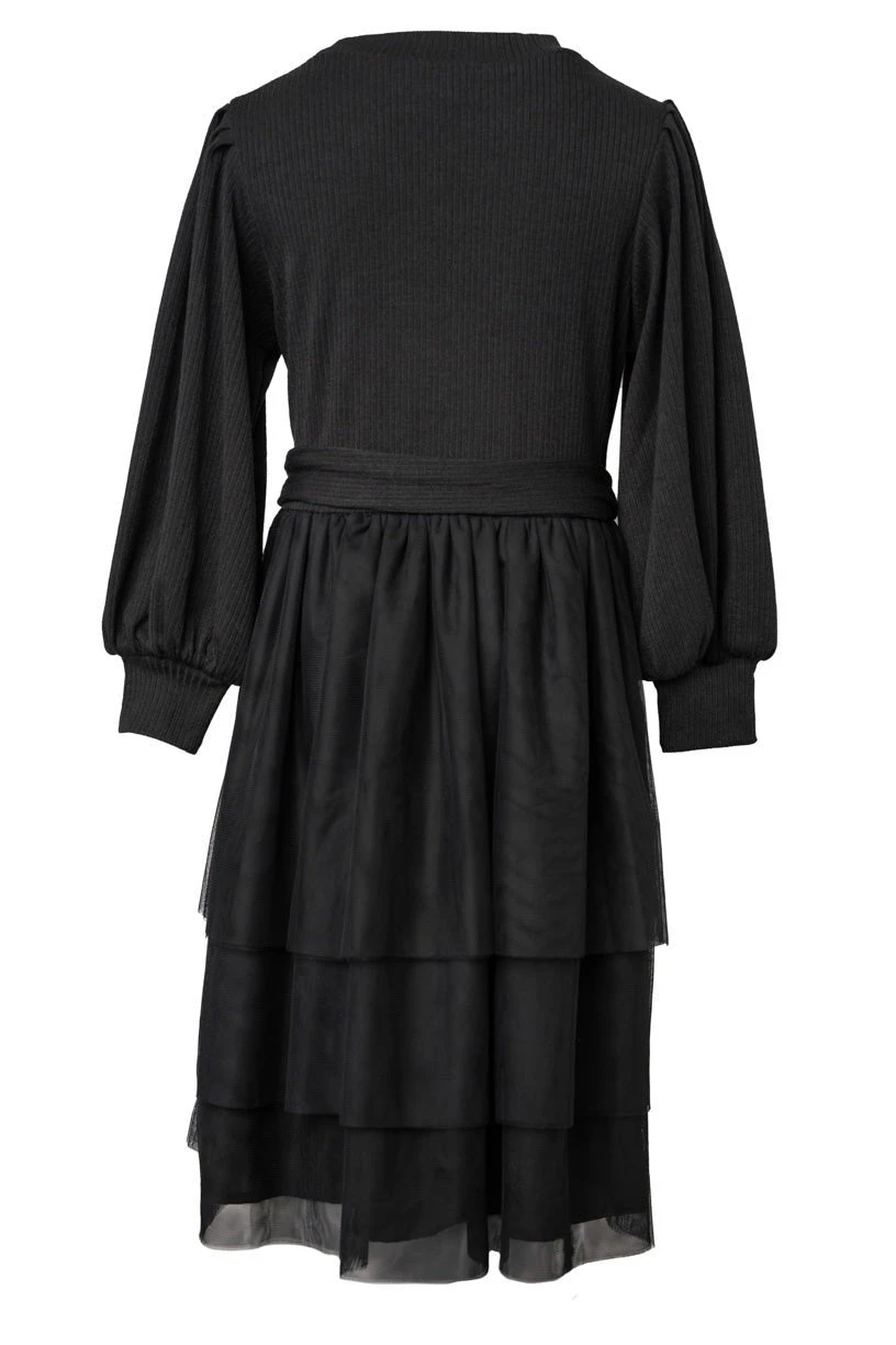 Mini Cosette Dress In Black - FINAL SALE 3 Mini Cosette Dress In Black - FINAL SALE - Image 3