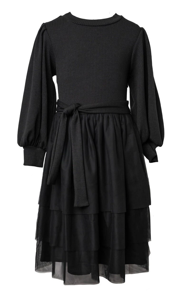 Mini Cosette Dress In Black - FINAL SALE 1 Mini Cosette Dress In Black - FINAL SALE