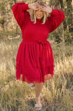 Short Cosette Dress In Red - FINAL SALE 25 Short Cosette Dress In Red - FINAL SALE -Ivy City Co Dress cosetteshortred 32 526570