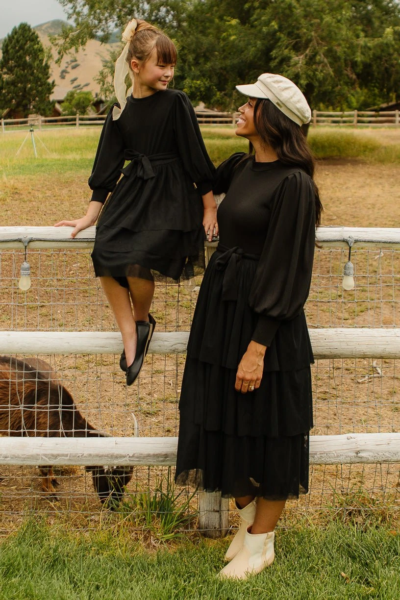 Mini Cosette Dress In Black - FINAL SALE 8 Mini Cosette Dress In Black - FINAL SALE - Image 8