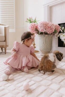 Baby Cupcake Dress Set In Pink Stripe 21 Baby Cupcake Dress Set In Pink Stripe -Ivy City Co Dress cupcakepink 1 747098