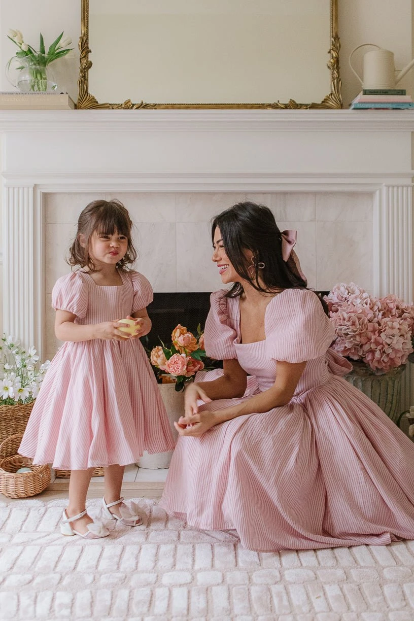 Cupcake Dress In Pink Stripe 7 Cupcake Dress In Pink Stripe - Image 7