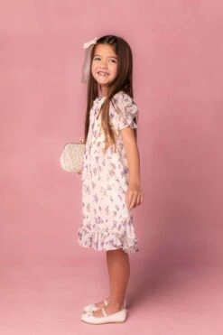 Mini Dolly Dress In Violet Rose -Ivy City Co Dress dolly 2 234404