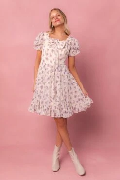 Dolly Dress In Violet Rose -Ivy City Co Dress dolly 5 835453
