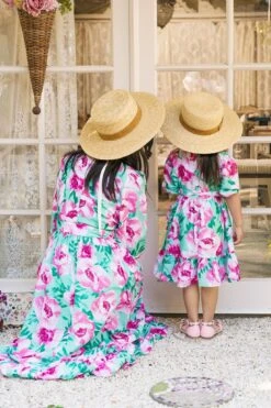 Mini Mi Amor Dress In Green -Ivy City Co Dress easter2 16 468788