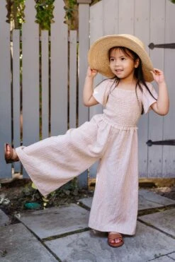 Mini Indie Jumpsuit In Lavender Gingham -Ivy City Co Dress easter2 47