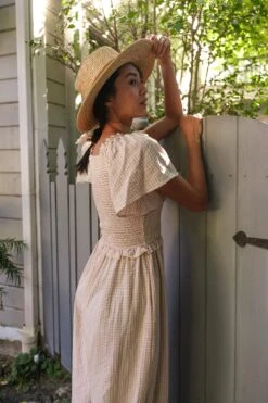 Indie Jumpsuit In Lavender Gingham -Ivy City Co Dress easter2 51