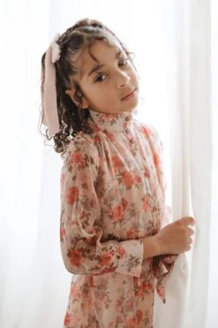 Mini Eleanor Dress In Pink Floral - FINAL SALE 19 Mini Eleanor Dress In Pink Floral - FINAL SALE -Ivy City Co Dress eleanormini 2 411796