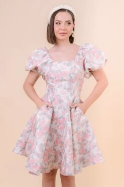Ivanna Dress In Pastel Floral - FINAL SALE -Ivy City Co Dress fairytale studio S23 17 290548
