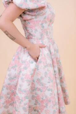 Ivanna Dress In Pastel Floral - FINAL SALE -Ivy City Co Dress fairytale studio S23 20 857237