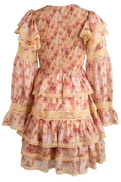 Farrah Dress In Yellow -Ivy City Co Dress farrah yellow back 865429