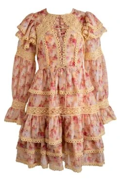 Farrah Dress In Yellow -Ivy City Co Dress farrah yellow front Edit 2 862559