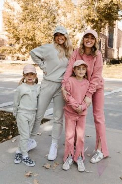 Ivy City Flare Sweatpants In Pink -Ivy City Co Dress hats 19 712321