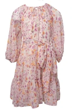Mini Imogen Dress In Blush -Ivy City Co Dress imogen blush mini front