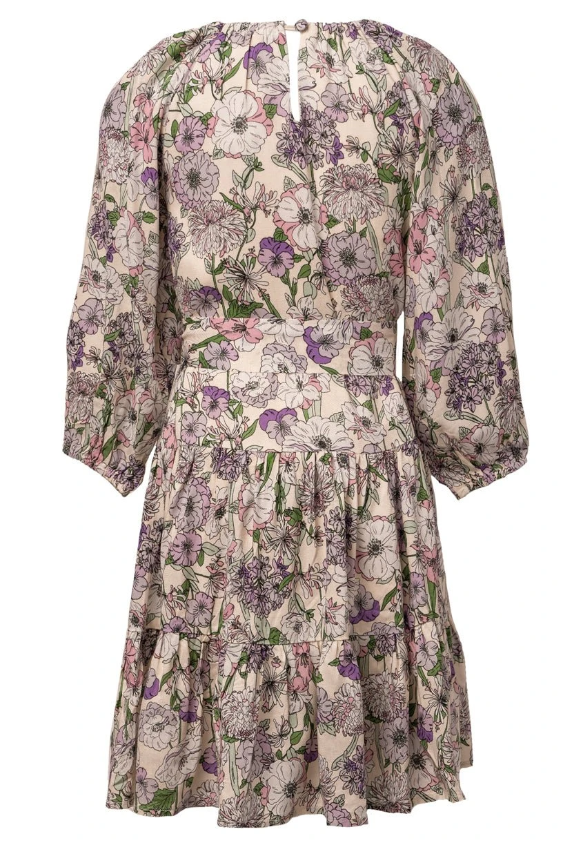 Mini Imogen Dress In Floral Bloom 6 Mini Imogen Dress In Floral Bloom - Image 6