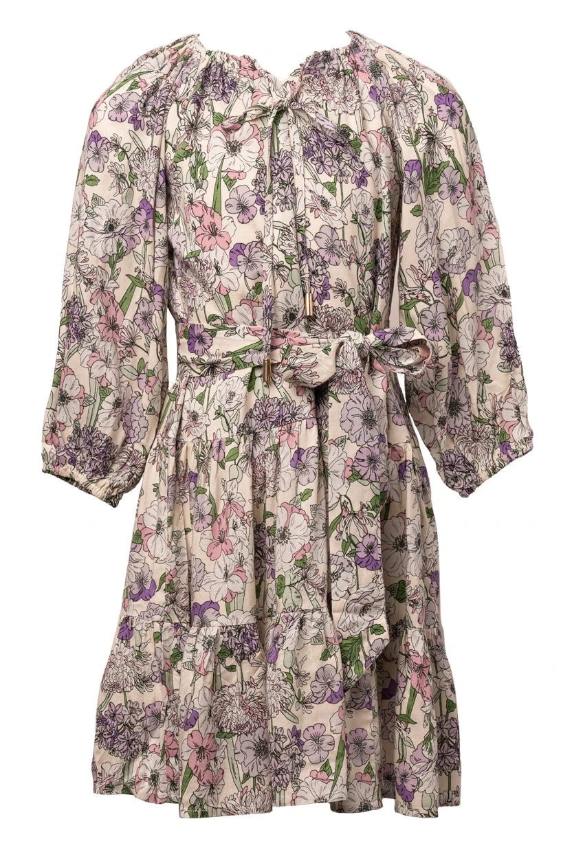 Mini Imogen Dress In Floral Bloom 5 Mini Imogen Dress In Floral Bloom - Image 5