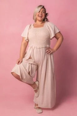 Indie Jumpsuit In Lavender Gingham -Ivy City Co Dress indie Studio Easter24 2 553113