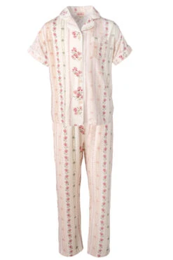 Mini Kali Floral Night Set 18 Mini Kali Floral Night Set -Ivy City Co Dress kali pjSET front mini