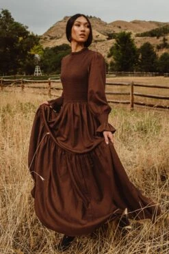 Ivy City Co Dress 24 Leena Dress In Java - FINAL SALE