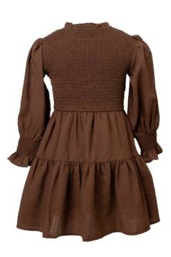 Mini Leena Dress In Java - FINAL SALE -Ivy City Co Dress leenaJavaMini back 381493