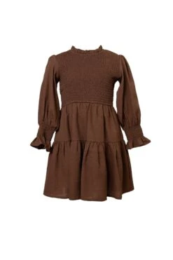 Mini Leena Dress In Java - FINAL SALE -Ivy City Co Dress leenaJavaMini front 915786