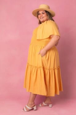 Lennon Dress In Mustard 19 Lennon Dress In Mustard -Ivy City Co Dress lennone studio 07 753338