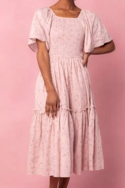 Lennon Dress In Dusty Pink -Ivy City Co Dress lennonpink 1 477875