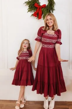 Mini Liesl Dress In Red - FINAL SALE -Ivy City Co Dress liesl 01 950fd489 7bde 4f41 9111 09d57f4a232e 423021