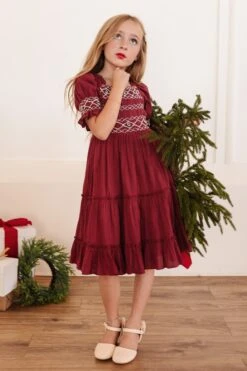 Mini Liesl Dress In Red - FINAL SALE -Ivy City Co Dress liesl 06 120224