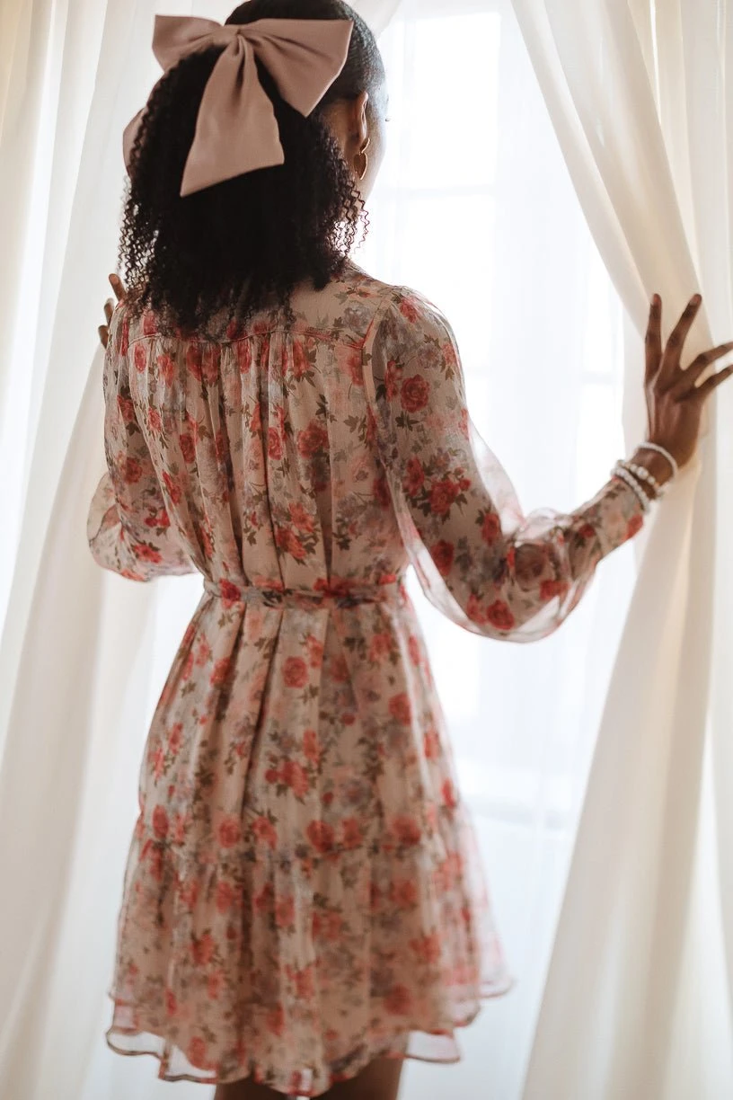 Eleanor Dress In Pink Floral - FINAL SALE 12 Eleanor Dress In Pink Floral - FINAL SALE - Image 12