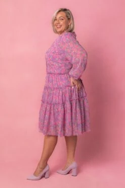 Lydia Dress In Pink Floral 14 Lydia Dress In Pink Floral -Ivy City Co Dress lydia Studio Easter24 3 900341