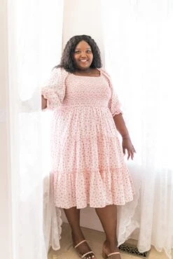 Madeline Dress In Pink -Ivy City Co Dress madeline studioshoot 9802