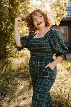 Madeline Jumpsuit In Plaid - FINAL SALE -Ivy City Co Dress madelinejumpsuit 2 173083