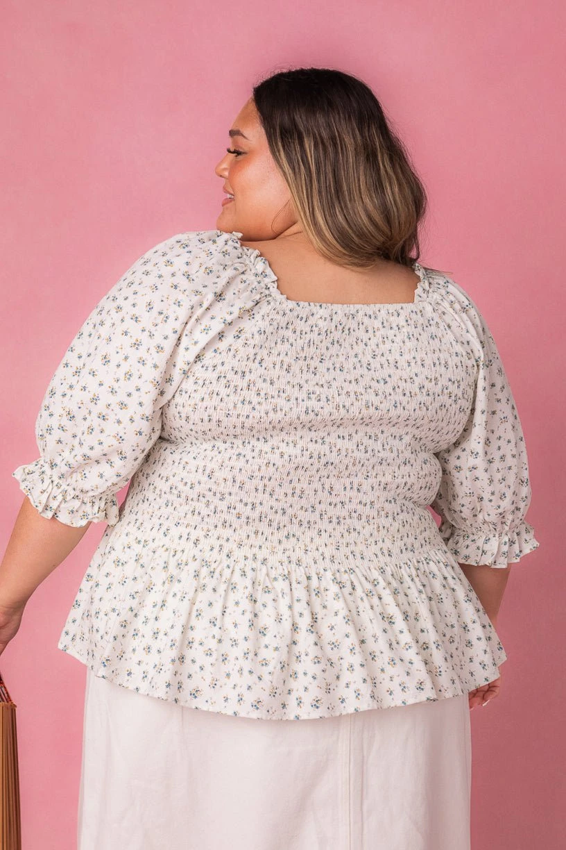 Madeline Top In Blue 9 Madeline Top In Blue - Image 9