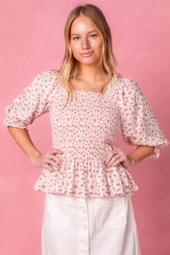 Madeline Top In Pink 12 Madeline Top In Pink -Ivy City Co Dress madelinetop studio 14 286749