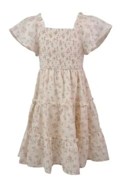 Mini Madison Dress In Eyelet Floral -Ivy City Co Dress madison eyelet mini front 497812