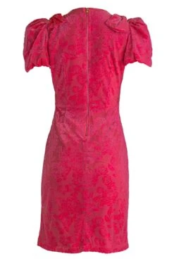 Nina Bow Dress In Pink Velvet 19 Nina Bow Dress In Pink Velvet -Ivy City Co Dress nina back 747640