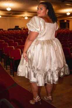 Coco Dress In Gold - FINAL SALE -Ivy City Co Dress ocogold 7 510574