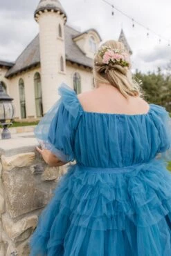 Pixie Dress In Blue - FINAL SALE -Ivy City Co Dress pixie blue plus 11 672233