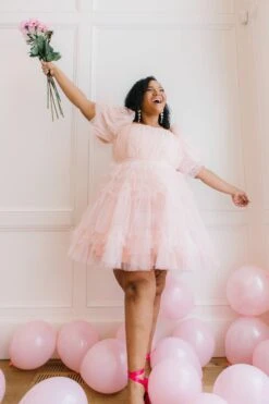 Pixie Dress In Blush -Ivy City Co Dress pixie blush 21 793300